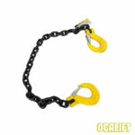 Строп крюк-крюк 1СЦ OCALIFT 9т 6м цепной глазированная цепь Т8 10х30 для стягивания груза